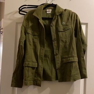 Lacoste button up military style jacket